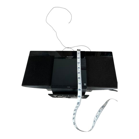 Panasonic SC-HE25 Single CD Player, IPOD Deck w/MP3, AM/FM Receiver Slim Vertica - Picture 13 of 14